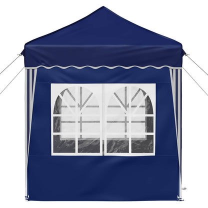 vidaXL Pop-up Party Tent 195 x 195 x 245 cm Blue Oxford Fabric - 12623