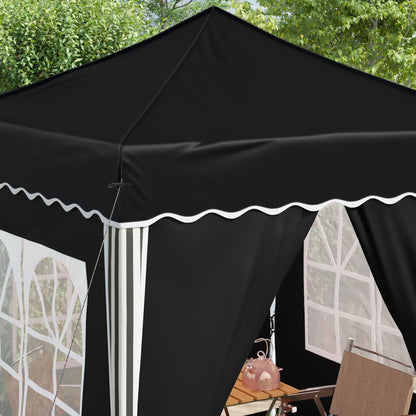 vidaXL Pop-up Party Tent 195 x 195 x 245 cm Anthracite Oxford Fabric - 12626