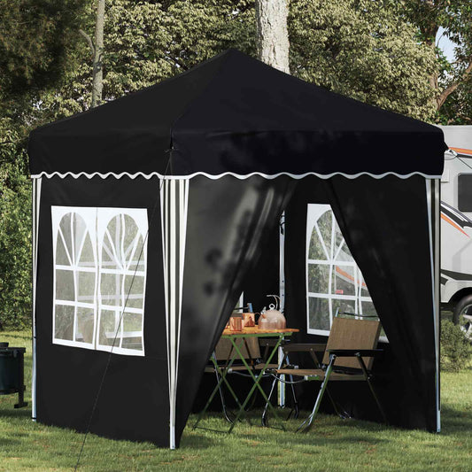 vidaXL Pop-up Party Tent 195 x 195 x 245 cm Anthracite Oxford Fabric - 12626
