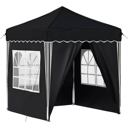 vidaXL Pop-up Party Tent 195 x 195 x 245 cm Anthracite Oxford Fabric - 12626