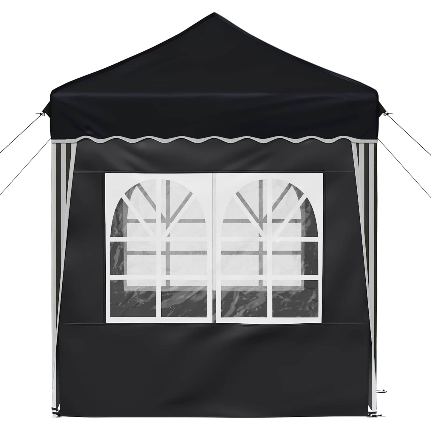 vidaXL Pop-up Party Tent 195 x 195 x 245 cm Anthracite Oxford Fabric - 12626