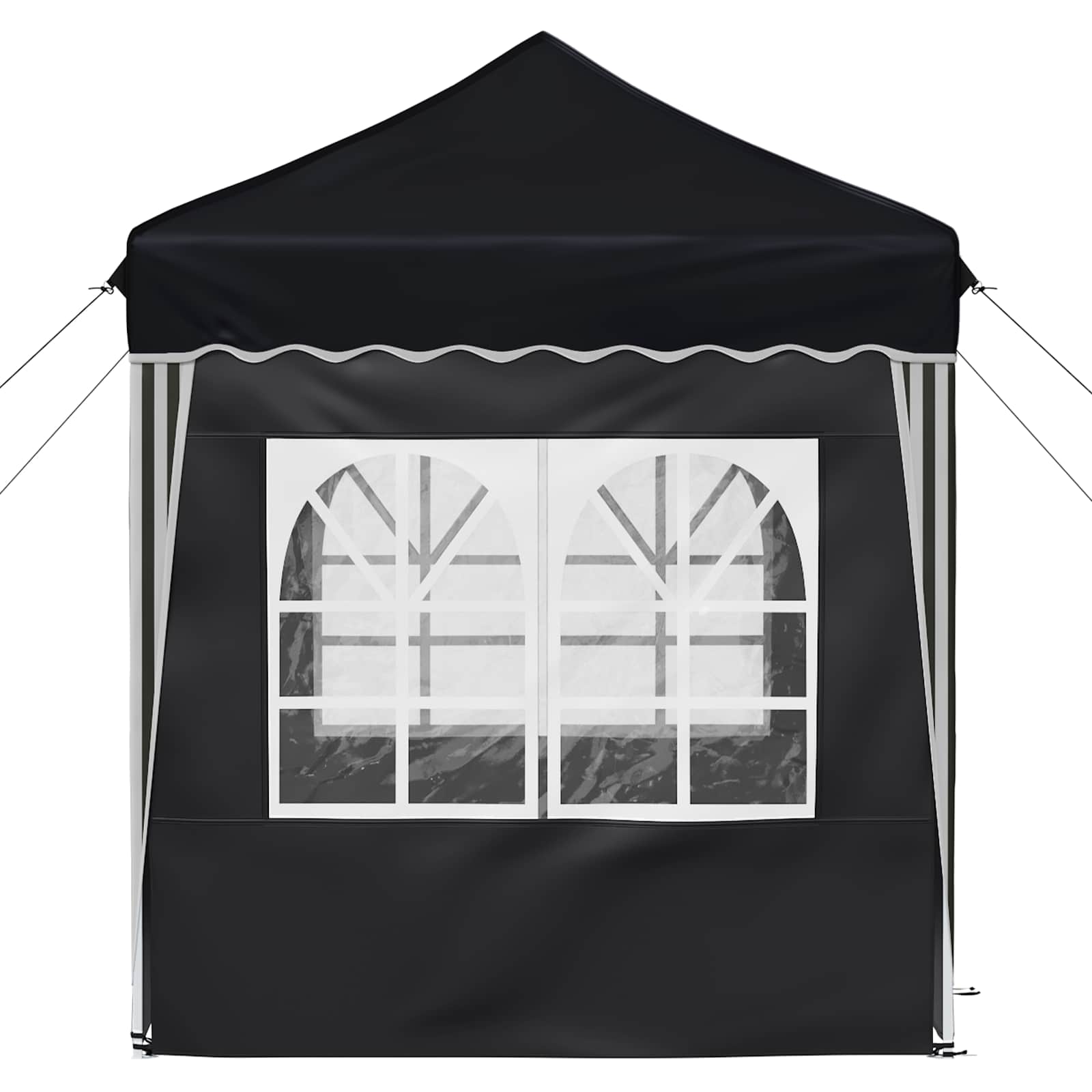vidaXL Pop-up Party Tent 195 x 195 x 245 cm Anthracite Oxford Fabric - 12626