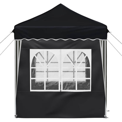 vidaXL Pop-up Party Tent 195 x 195 x 245 cm Anthracite Oxford Fabric - 12626