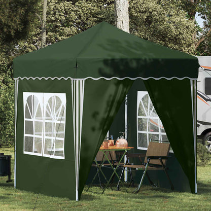vidaXL Pop-up Party Tent 195 x 195 x 245 cm Green Oxford Fabric - 12628