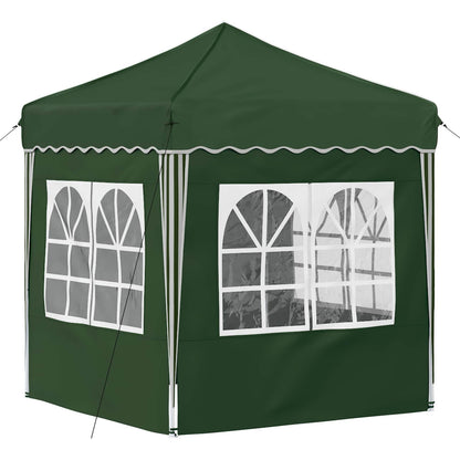 vidaXL Pop-up Party Tent 195 x 195 x 245 cm Green Oxford Fabric - 12628