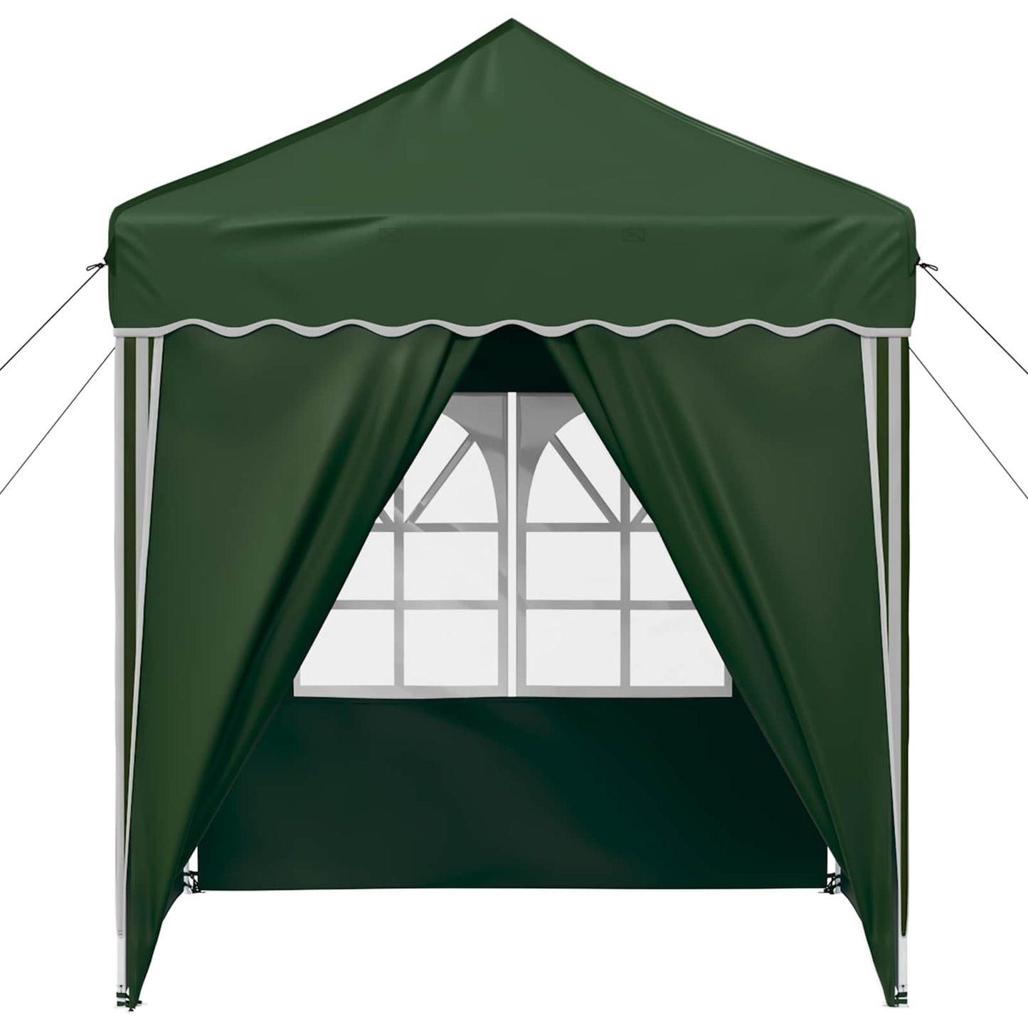 vidaXL Pop-up Party Tent 195 x 195 x 245 cm Green Oxford Fabric - 12628