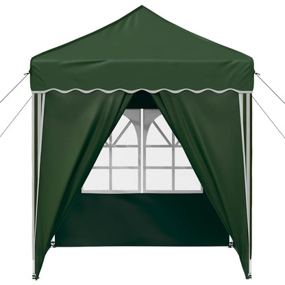 vidaXL Pop-up Party Tent 195 x 195 x 245 cm Green Oxford Fabric - 12628