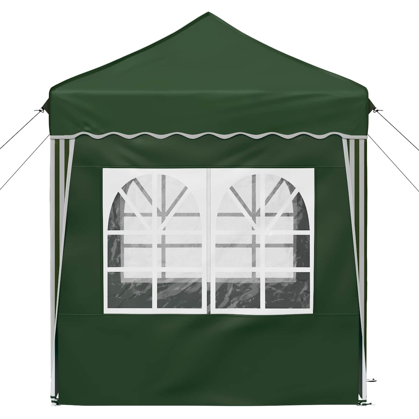 vidaXL Pop-up Party Tent 195 x 195 x 245 cm Green Oxford Fabric - 12628