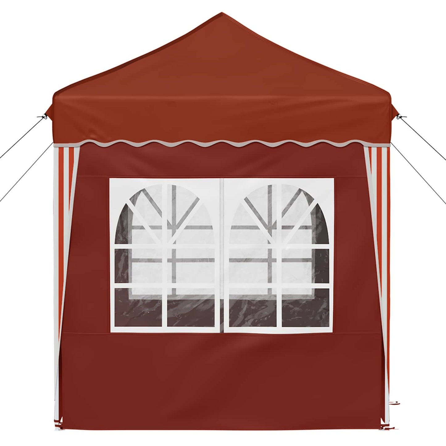vidaXL Pop-up Party Tent 195 x 195 x 245 cm Terracotta Oxford Fabric - 12650