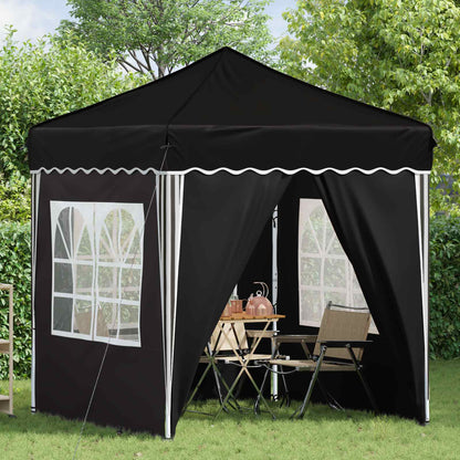 vidaXL Pop-up Party Tent 195 x 195 x 245 cm Black Oxford Fabric - 12651