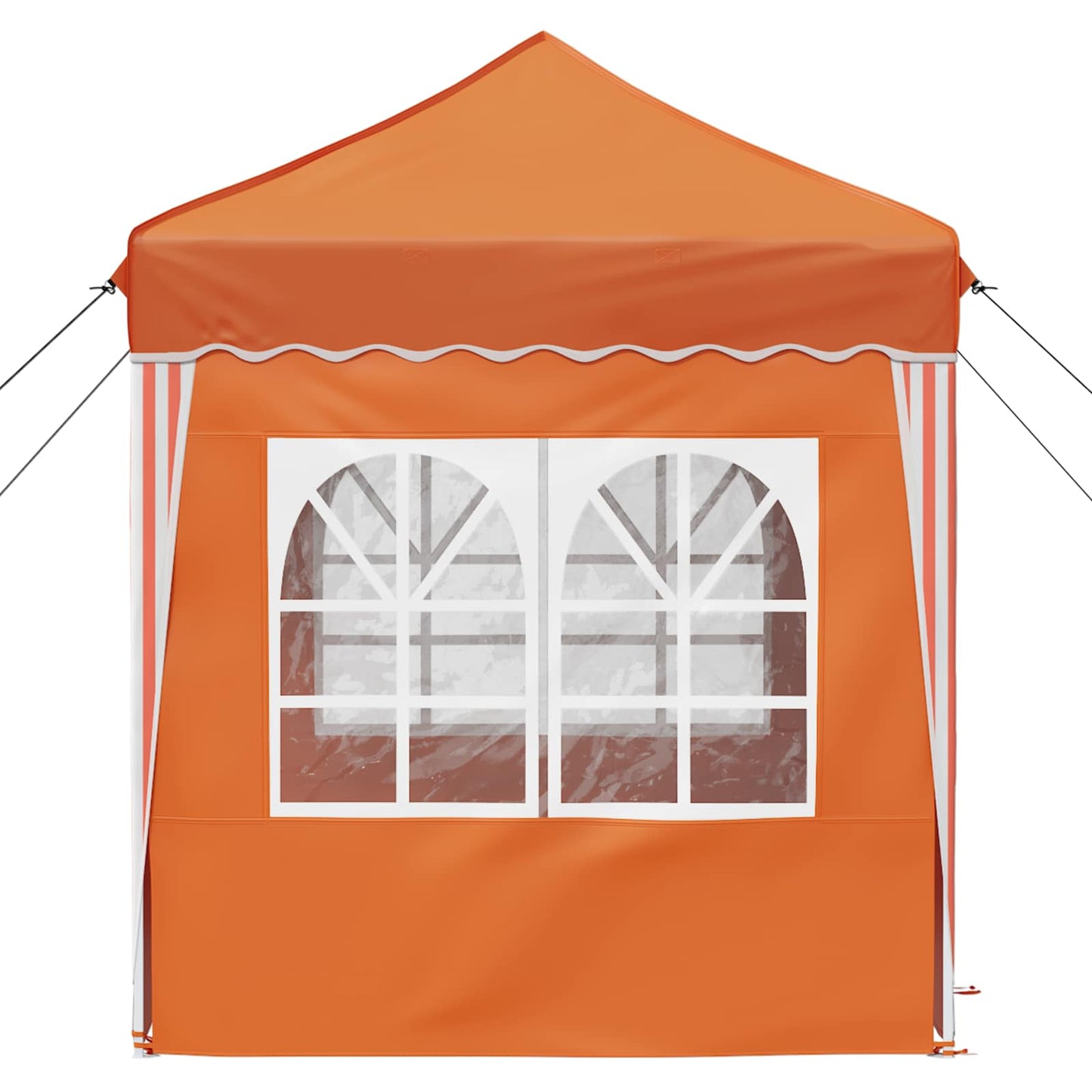 vidaXL Pop-up Party Tent 195 x 195 x 245 cm Orange Oxford Fabric - 12653