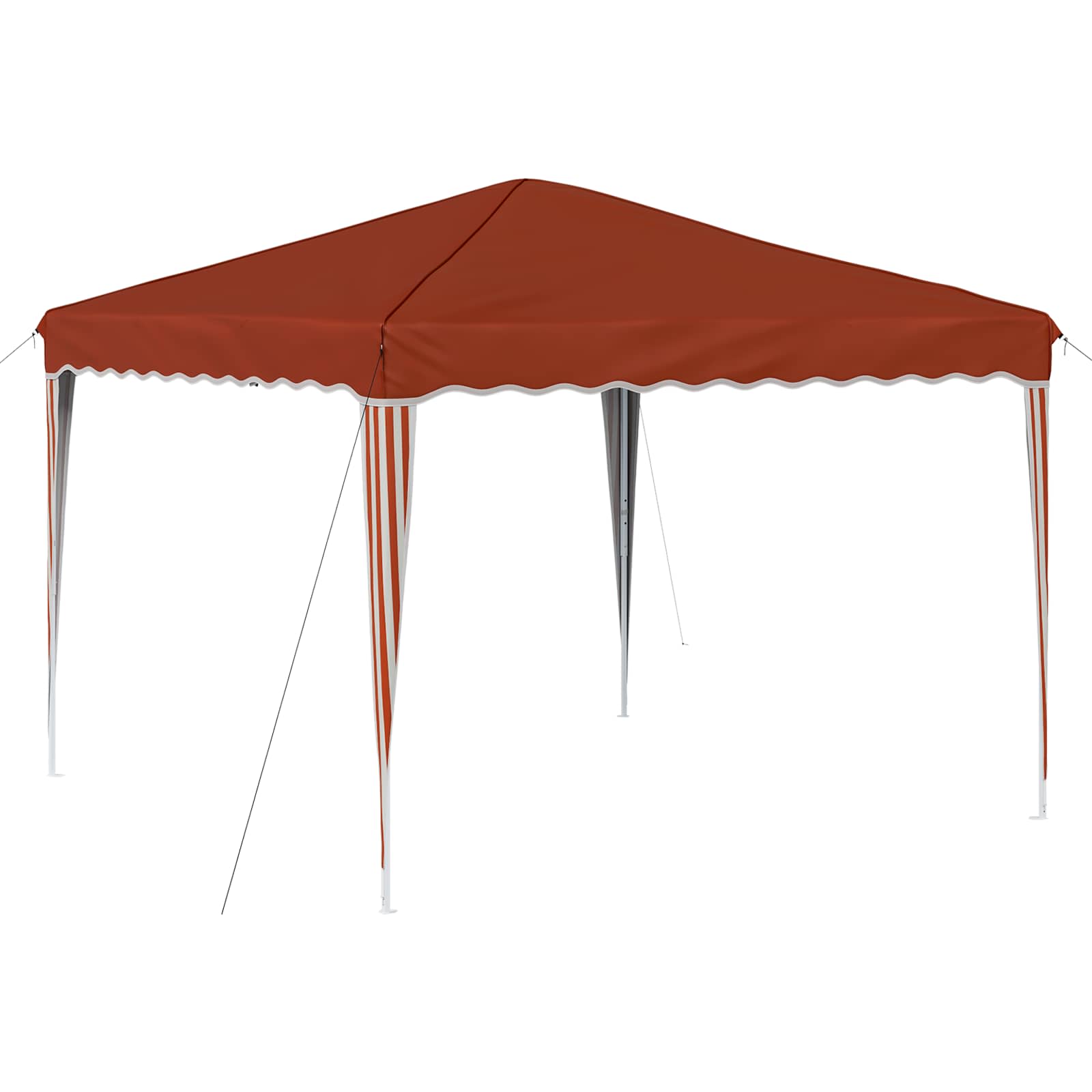 vidaXL Pop-up Party Tent 288 x 288 x 245 cm Terracotta Oxford Fabric