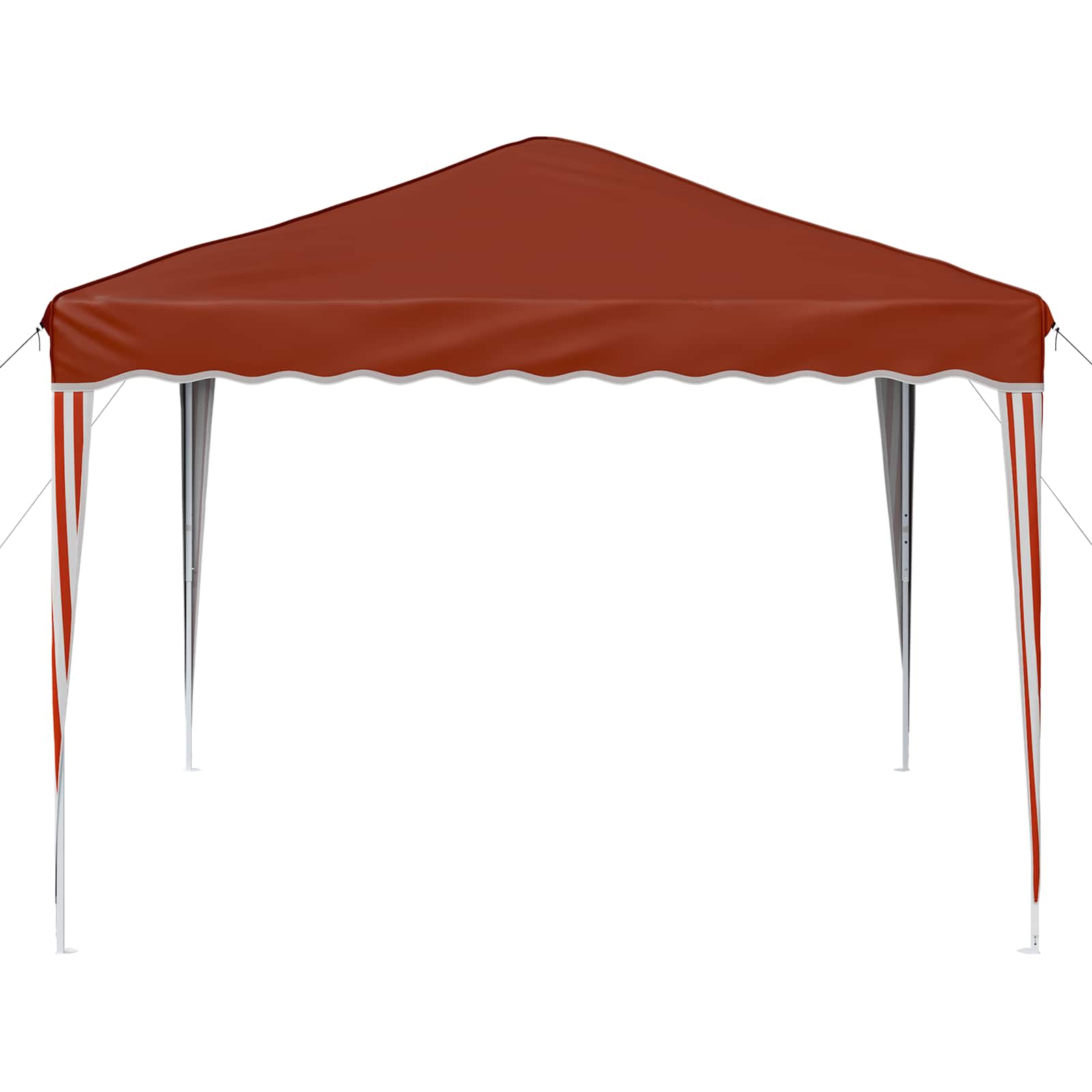 vidaXL Pop-up Party Tent 288 x 288 x 245 cm Terracotta Oxford Fabric