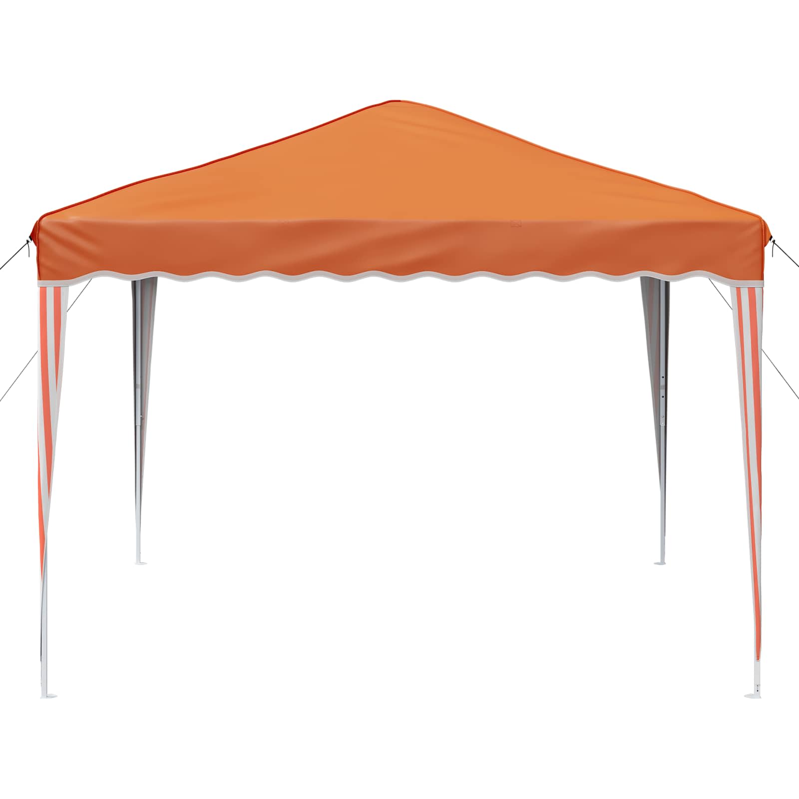 vidaXL Pop-up Party Tent 288 x 288 x 245 cm Orange Oxford Fabric