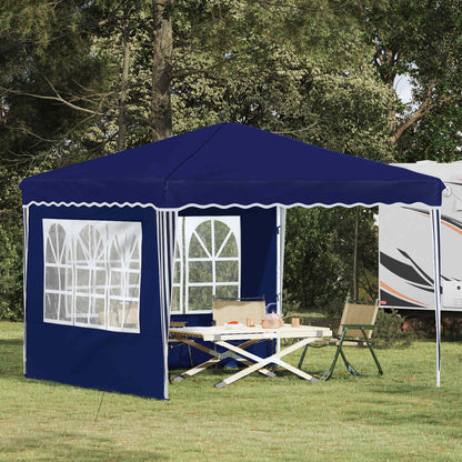 vidaXL Pop-up Party Tent 288 x 288 x 245 cm Blue Oxford Fabric - 12721