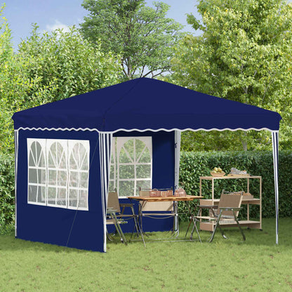 vidaXL Pop-up Party Tent 288 x 288 x 245 cm Blue Oxford Fabric - 12721