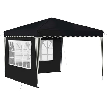 vidaXL Pop-up Party Tent 288 x 288 x 245 cm Anthracite Oxford Fabric - 12723