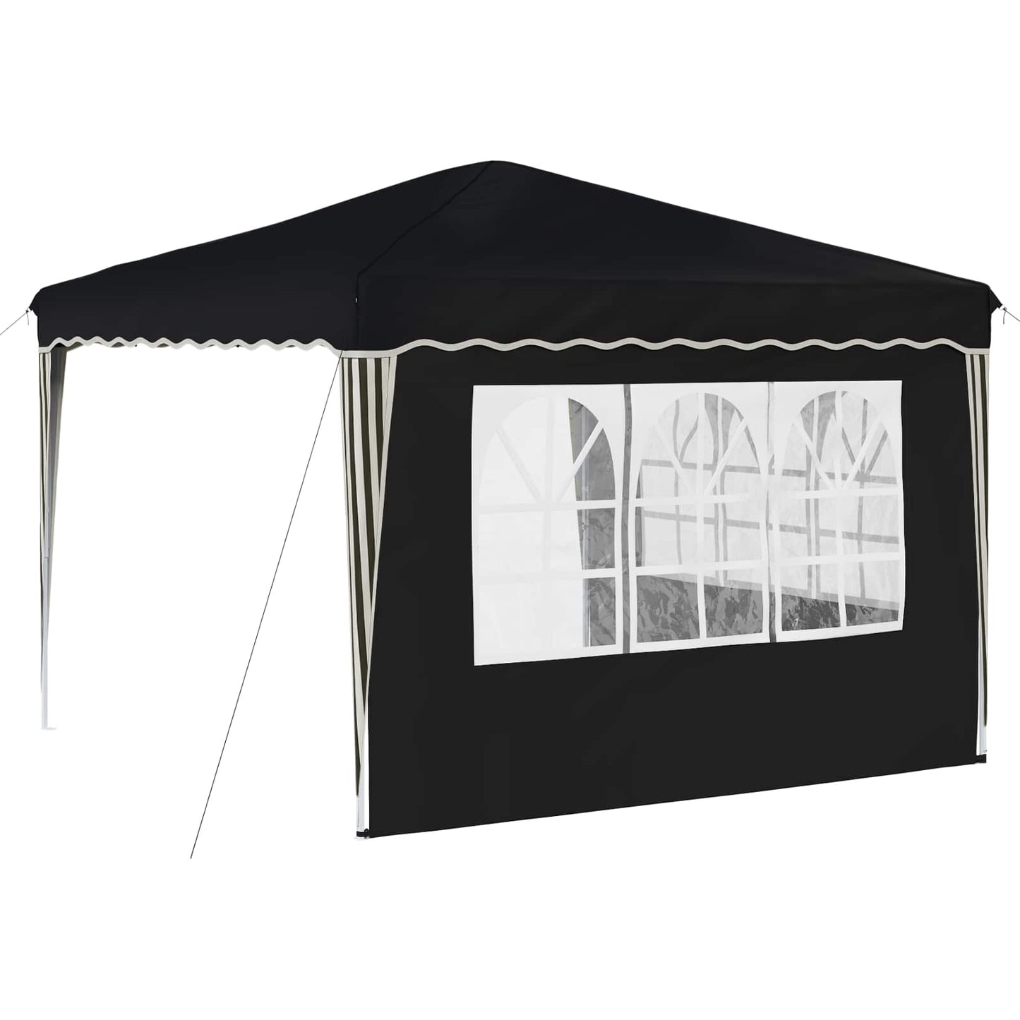 vidaXL Pop-up Party Tent 288 x 288 x 245 cm Anthracite Oxford Fabric - 12723