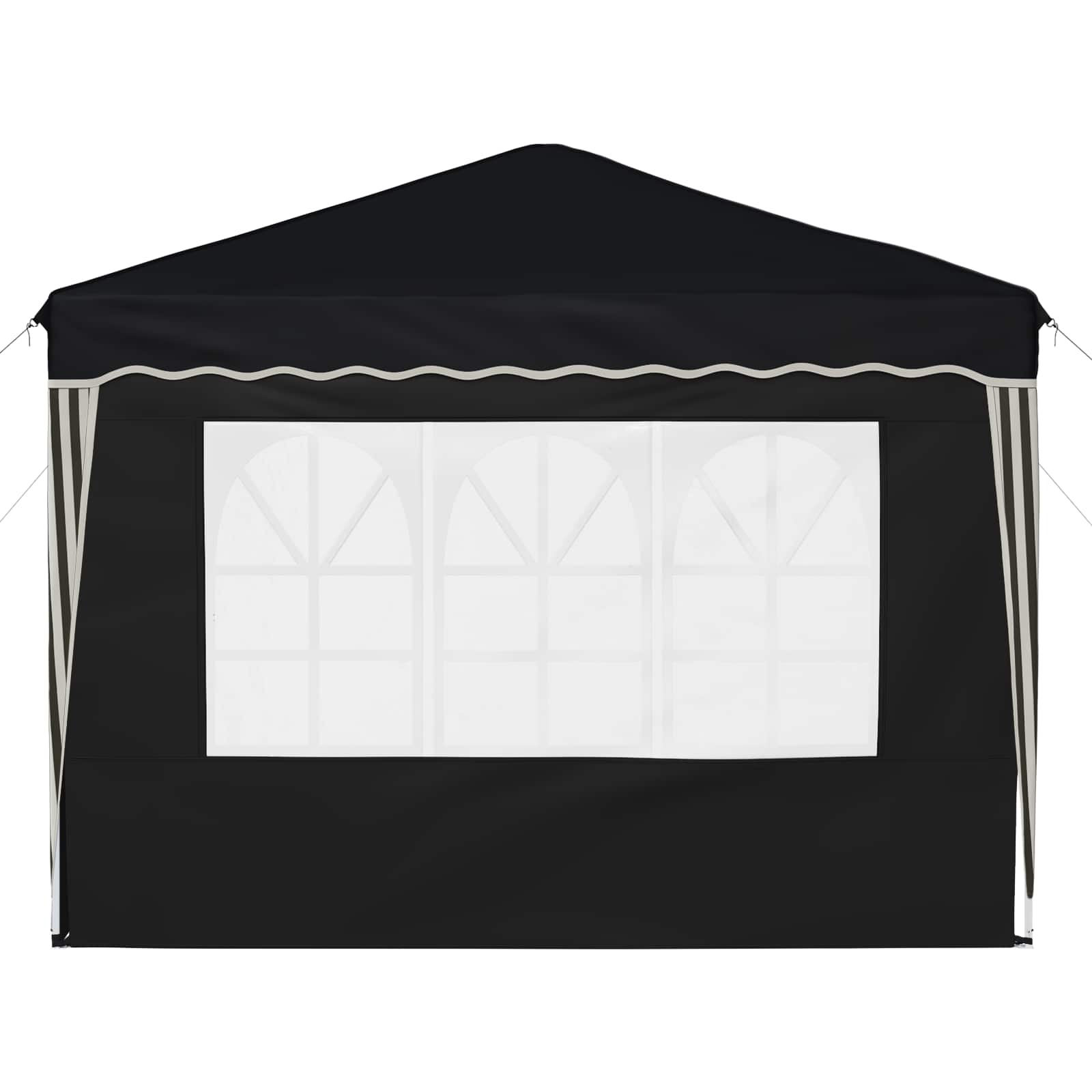 vidaXL Pop-up Party Tent 288 x 288 x 245 cm Anthracite Oxford Fabric - 12723