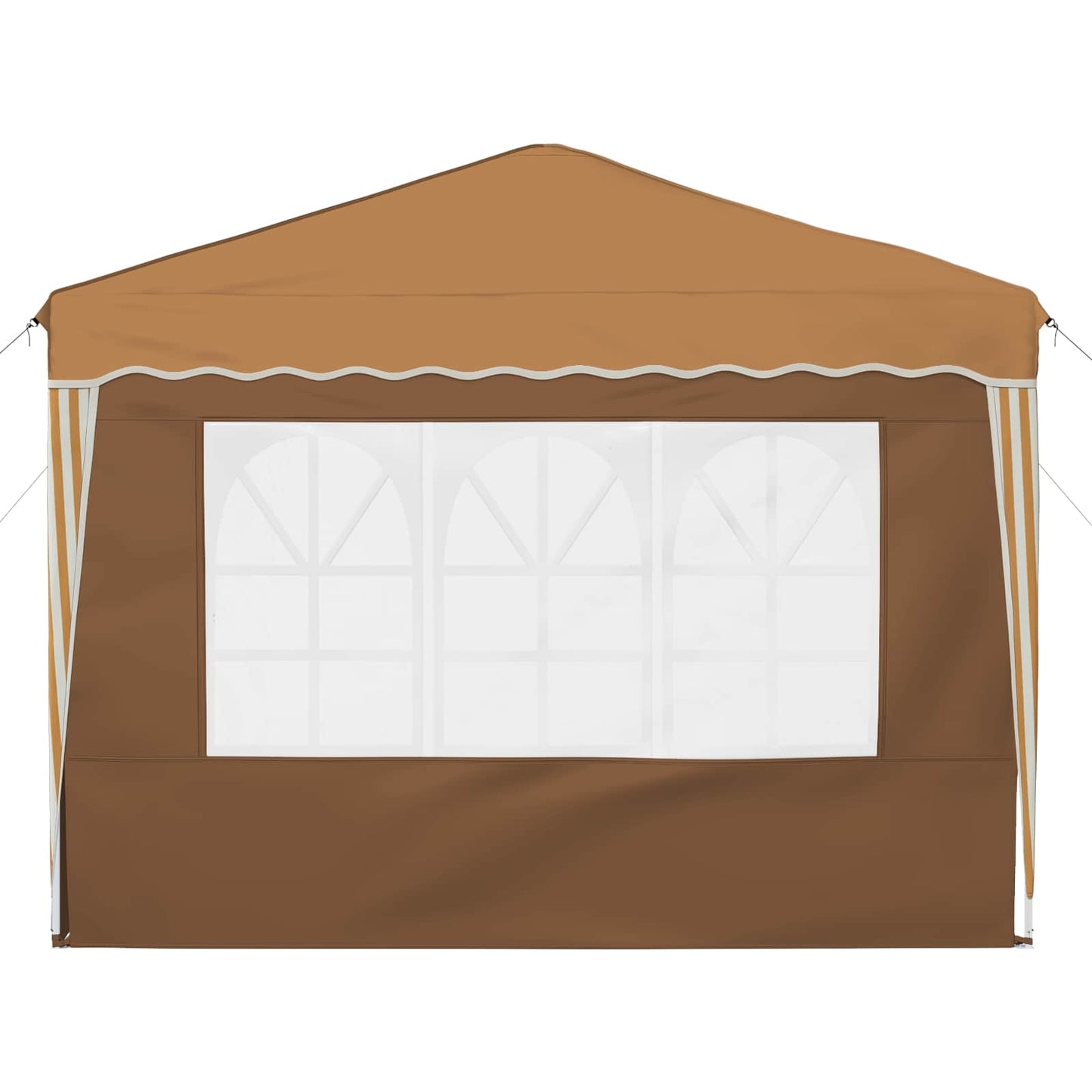 vidaXL Pop-up Party Tent 288 x 288 x 245 cm Beige Oxford Fabric - 12727
