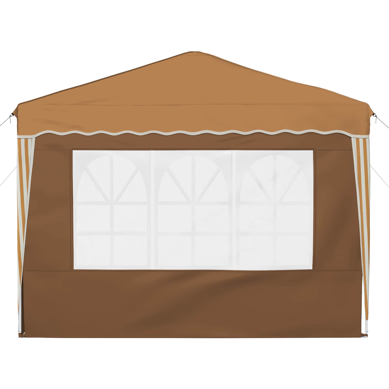 vidaXL Pop-up Party Tent 288 x 288 x 245 cm Beige Oxford Fabric - 12727