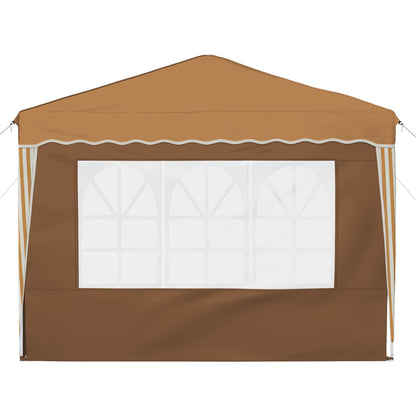 vidaXL Pop-up Party Tent 288 x 288 x 245 cm Beige Oxford Fabric - 12727