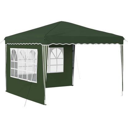 vidaXL Pop-up Party Tent 288 x 288 x 245 cm Green Oxford Fabric - 12736