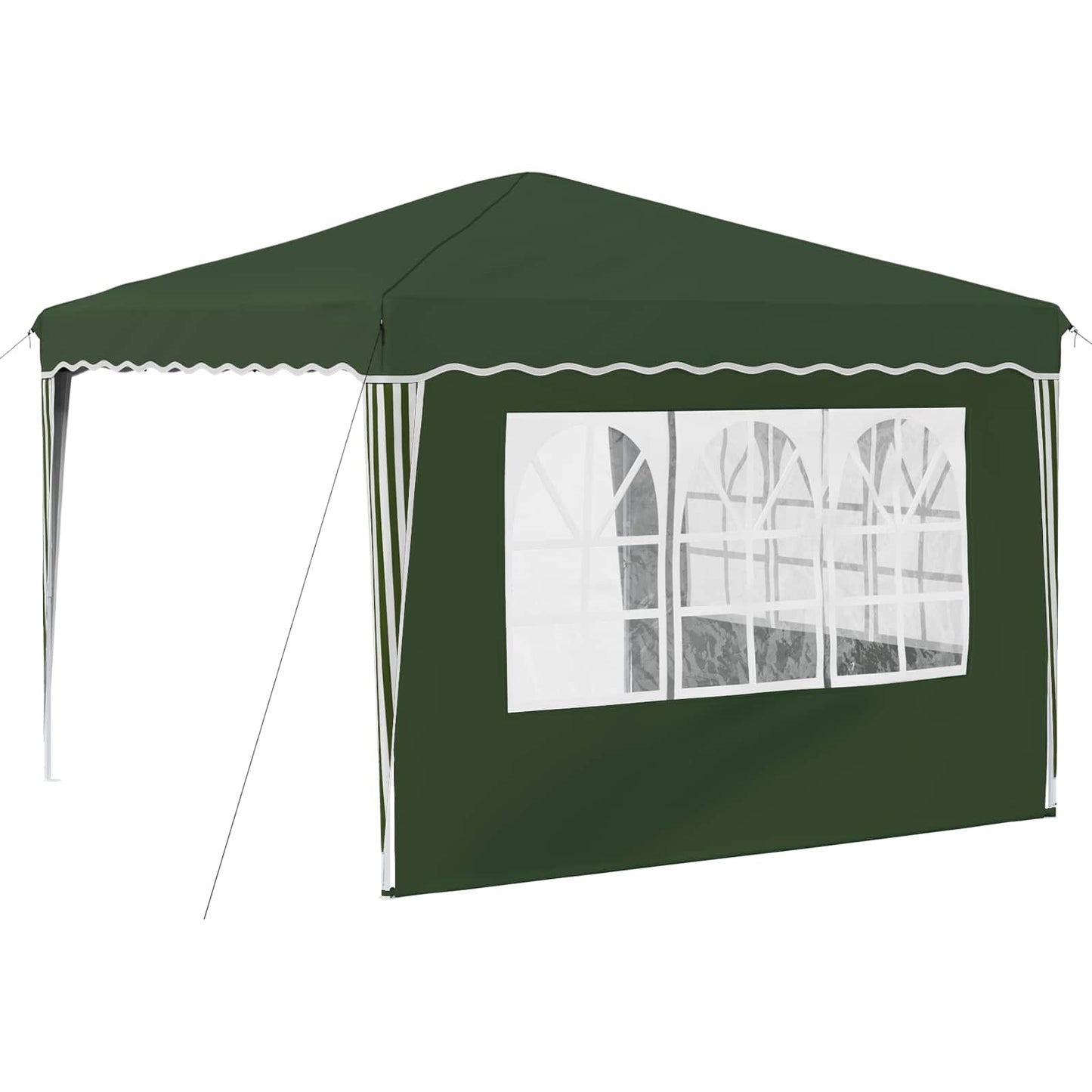vidaXL Pop-up Party Tent 288 x 288 x 245 cm Green Oxford Fabric - 12736