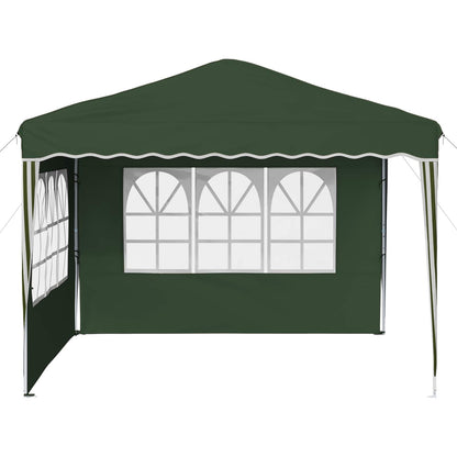 vidaXL Pop-up Party Tent 288 x 288 x 245 cm Green Oxford Fabric - 12736