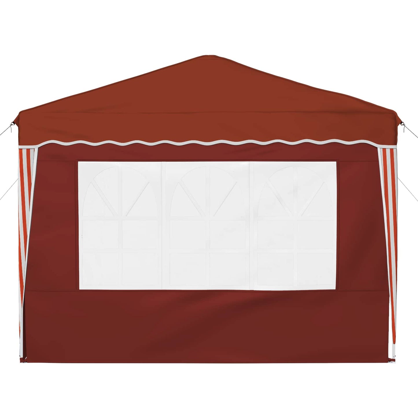 vidaXL Pop-up Party Tent 288 x 288 x 245 cm Terracotta Oxford Fabric - 12741