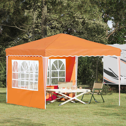 vidaXL Pop-up Party Tent 288 x 288 x 245 cm Orange Oxford Fabric - 12748