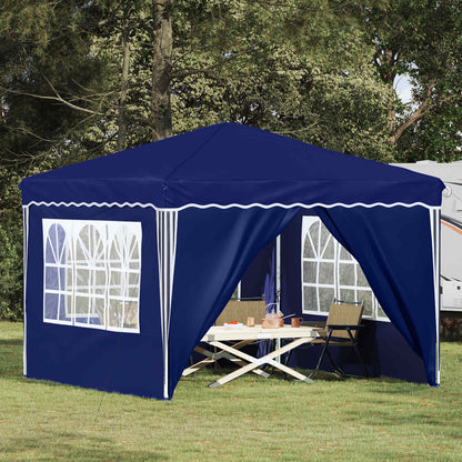 vidaXL Pop-up Party Tent 288 x 288 x 245 cm Blue Oxford Fabric - 12762