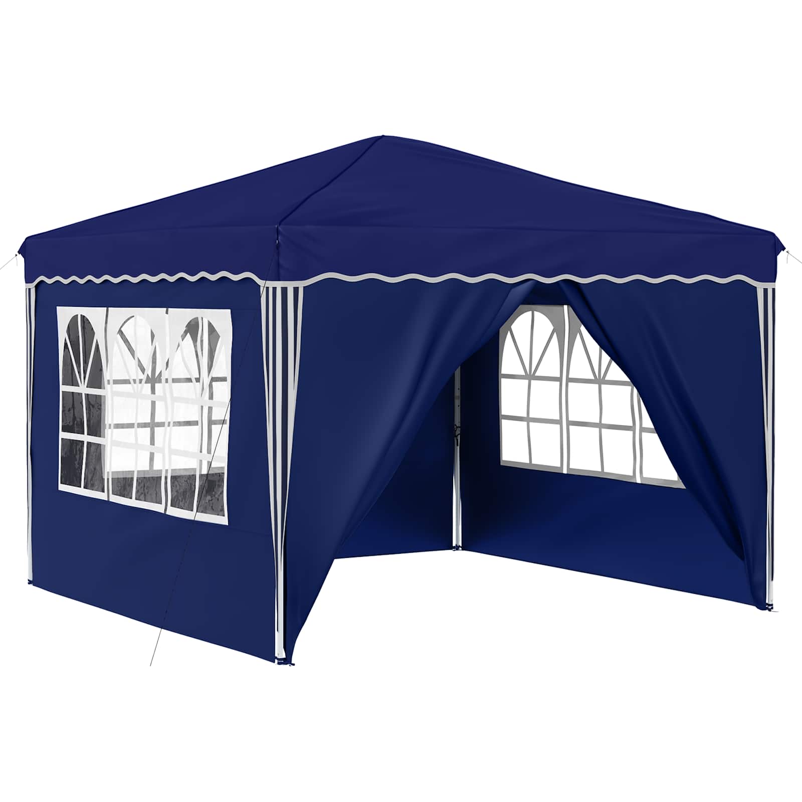 vidaXL Pop-up Party Tent 288 x 288 x 245 cm Blue Oxford Fabric - 12762