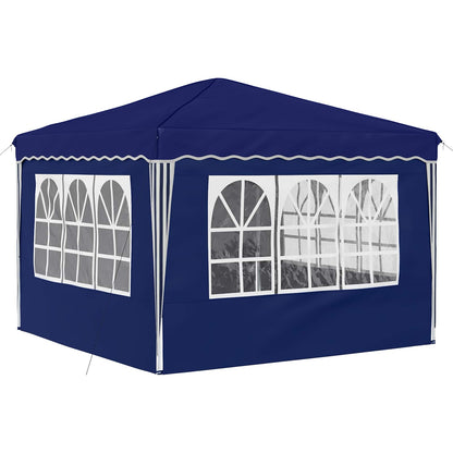 vidaXL Pop-up Party Tent 288 x 288 x 245 cm Blue Oxford Fabric - 12762