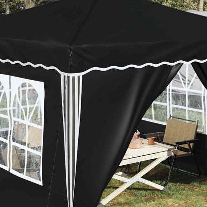 vidaXL Pop-up Party Tent 288 x 288 x 245 cm Anthracite Oxford Fabric - 12775