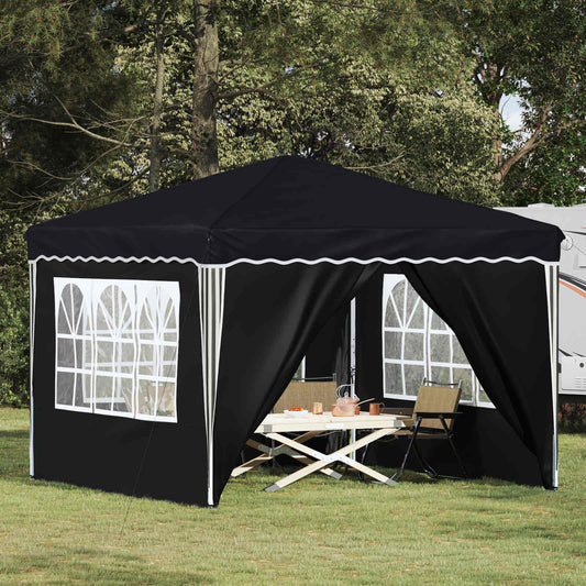 vidaXL Pop-up Party Tent 288 x 288 x 245 cm Anthracite Oxford Fabric - 12775