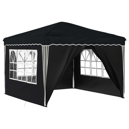 vidaXL Pop-up Party Tent 288 x 288 x 245 cm Anthracite Oxford Fabric - 12775