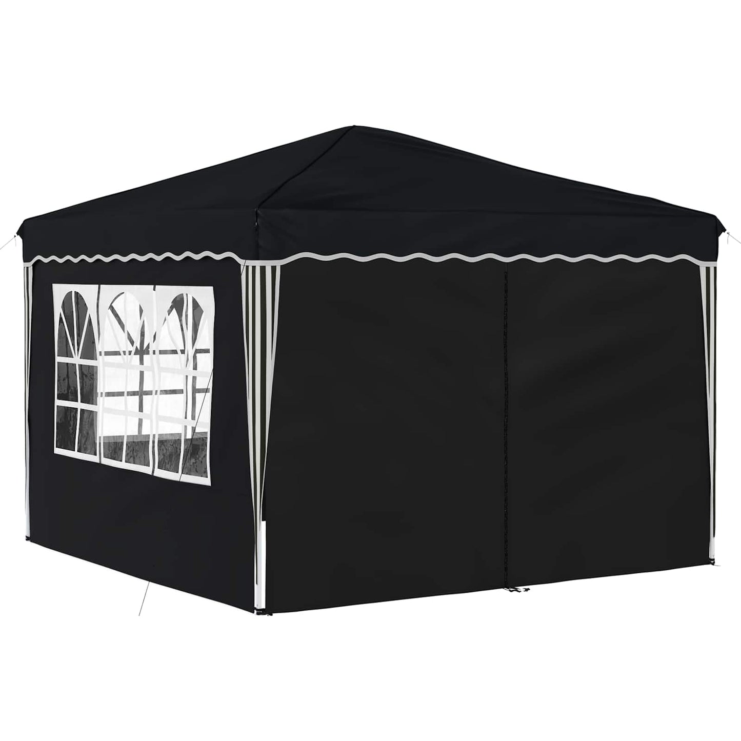 vidaXL Pop-up Party Tent 288 x 288 x 245 cm Anthracite Oxford Fabric - 12775