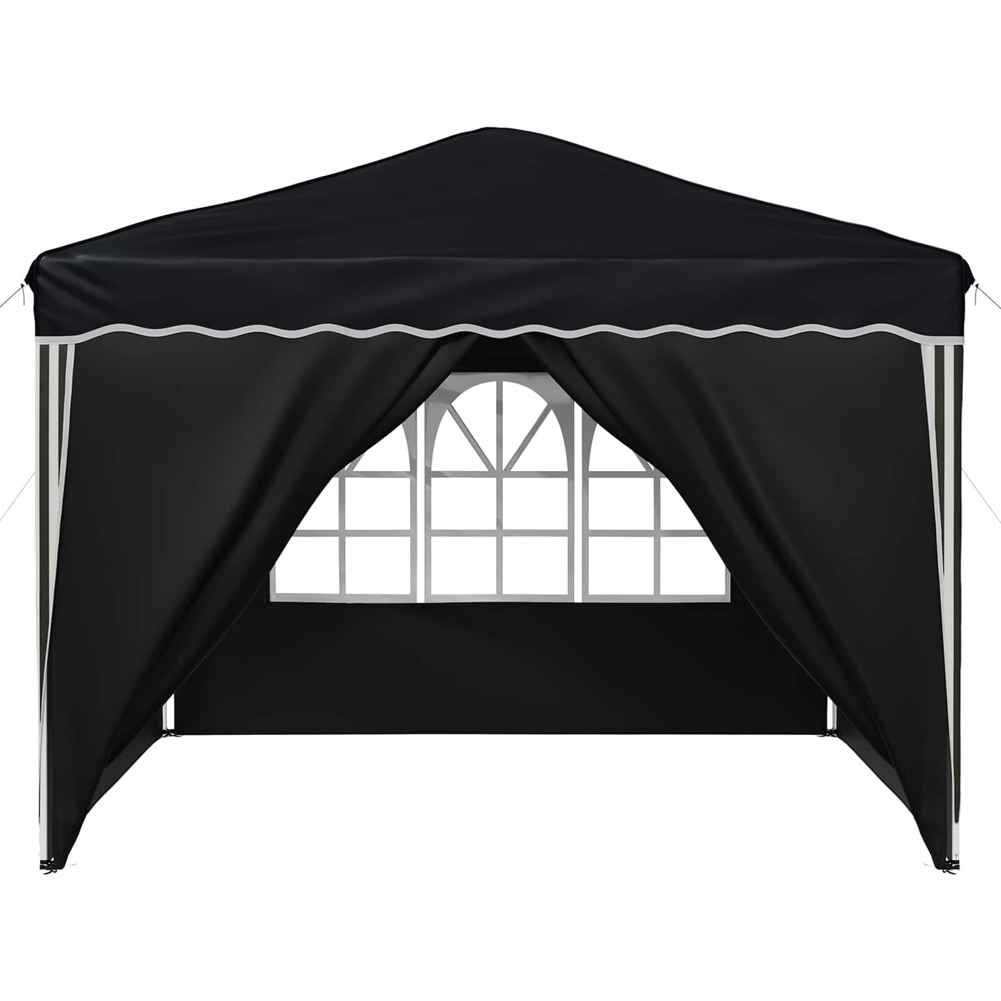 vidaXL Pop-up Party Tent 288 x 288 x 245 cm Anthracite Oxford Fabric - 12775
