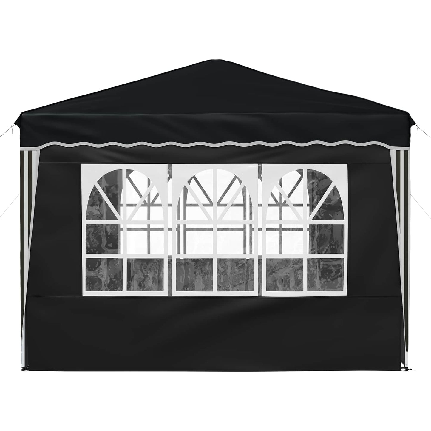 vidaXL Pop-up Party Tent 288 x 288 x 245 cm Anthracite Oxford Fabric - 12775