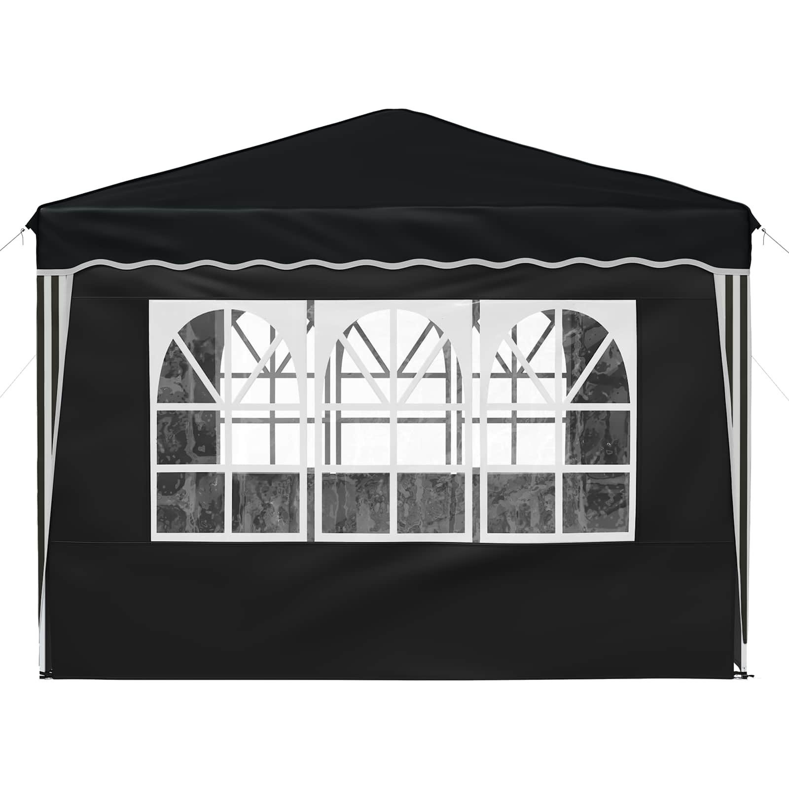 vidaXL Pop-up Party Tent 288 x 288 x 245 cm Anthracite Oxford Fabric - 12775