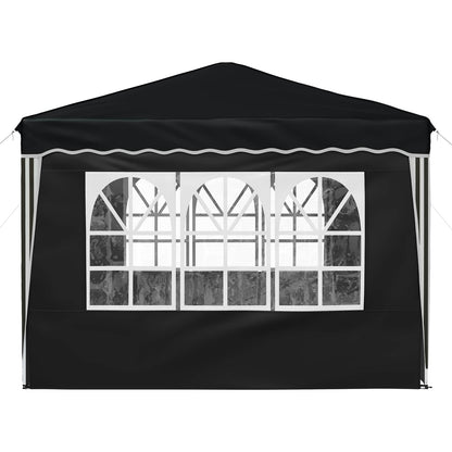 vidaXL Pop-up Party Tent 288 x 288 x 245 cm Anthracite Oxford Fabric - 12775