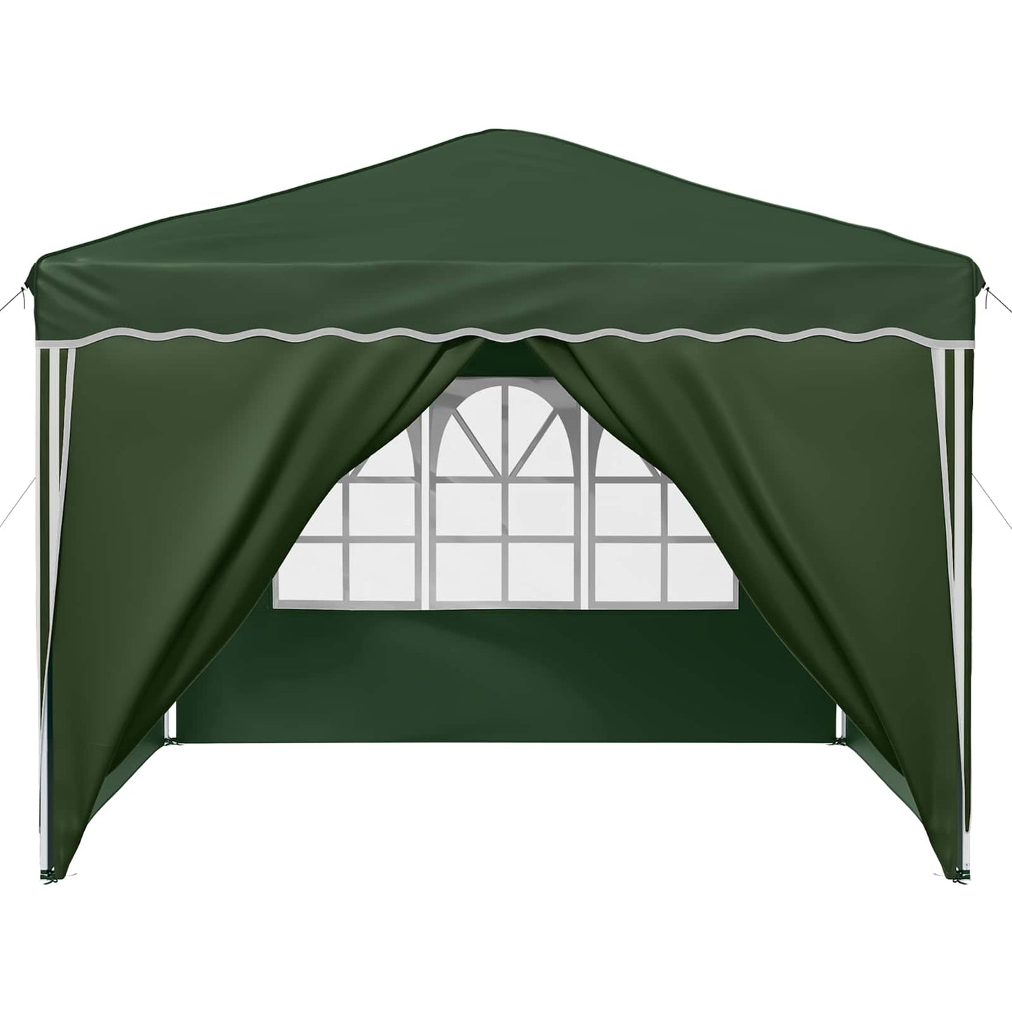 vidaXL Pop-up Party Tent 288 x 288 x 245 cm Green Oxford Fabric - 12799