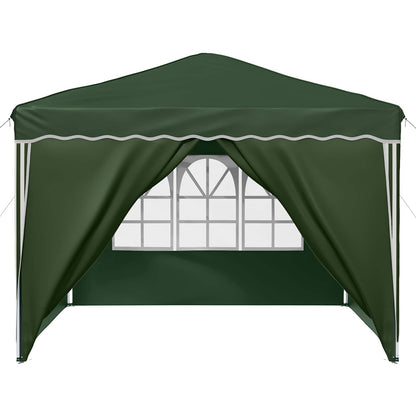 vidaXL Pop-up Party Tent 288 x 288 x 245 cm Green Oxford Fabric - 12799