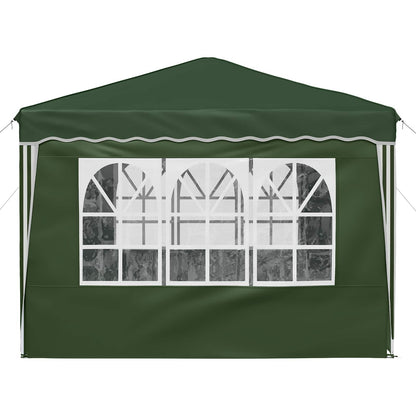 vidaXL Pop-up Party Tent 288 x 288 x 245 cm Green Oxford Fabric - 12799
