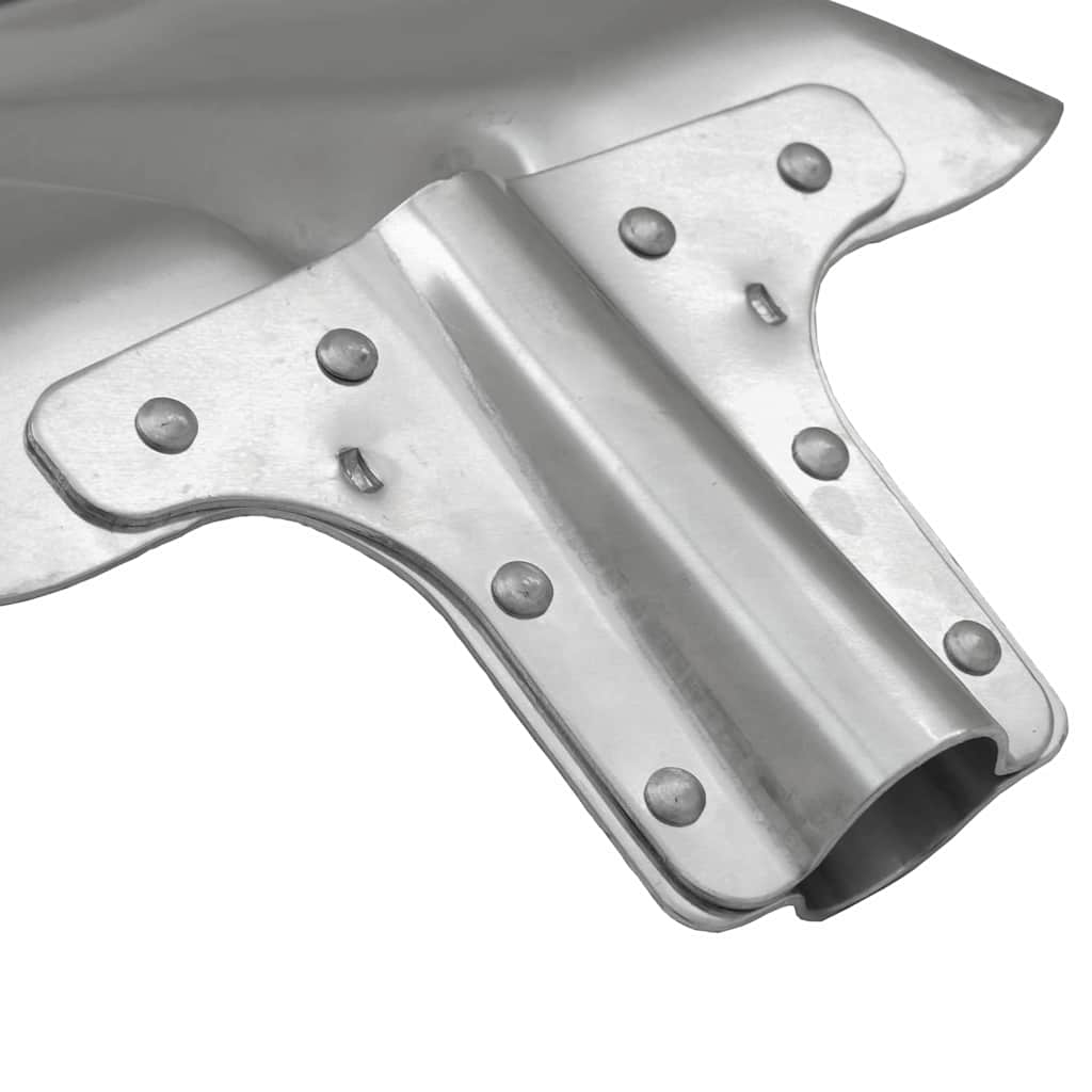 vidaXL Shovel Head 4 pcs Silver 43 x 32.5 cm Aluminum