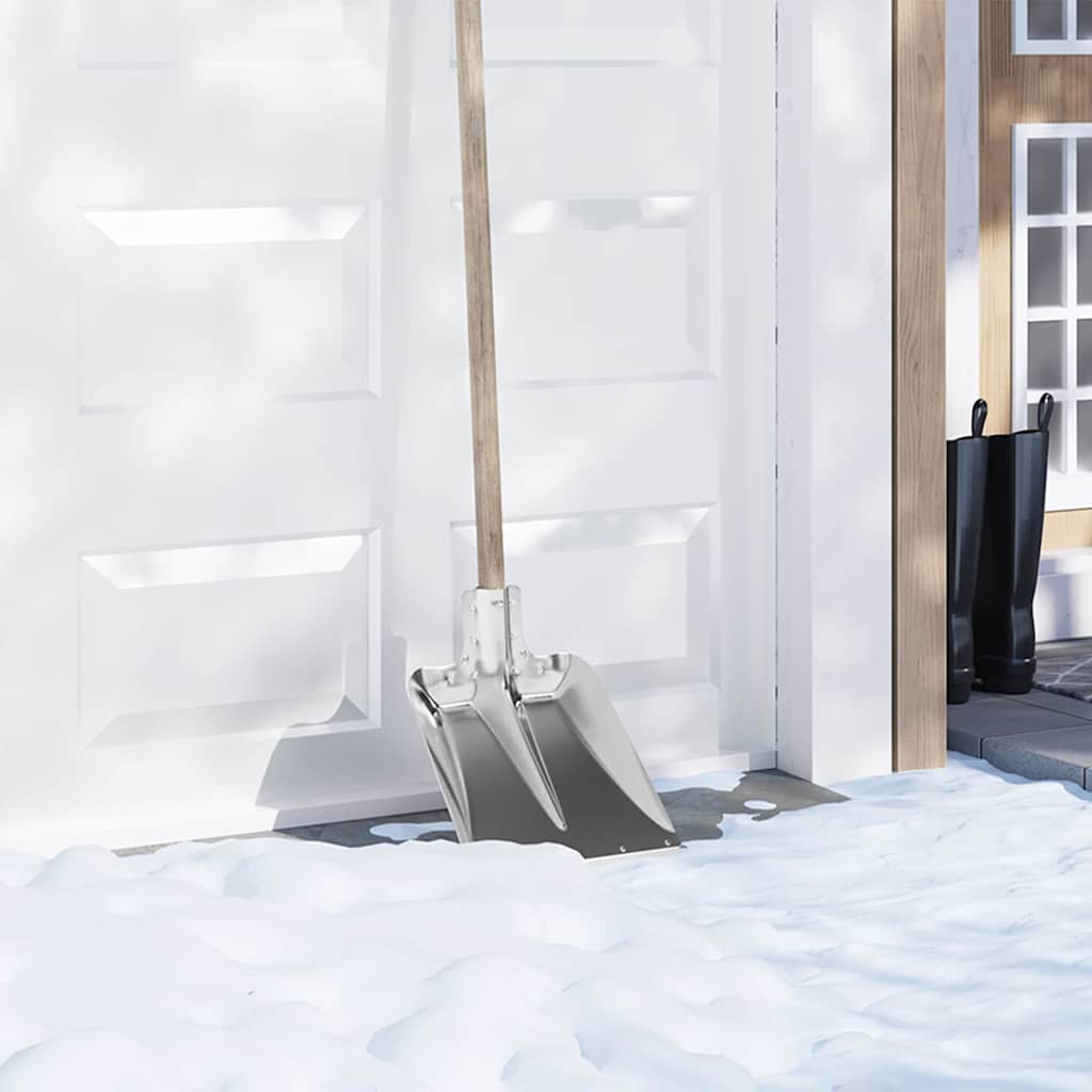 vidaXL Shovel Head 4 pcs Silver 43 x 32.5 cm Aluminum