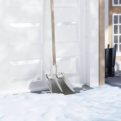 vidaXL Shovel Head 4 pcs Silver 43 x 32.5 cm Aluminum