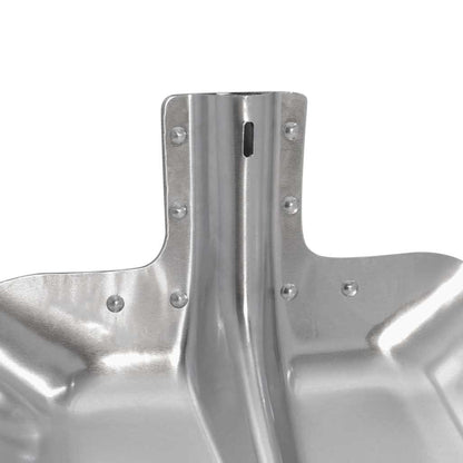 vidaXL Shovel Head 4 pcs Silver 45 x 38 cm Aluminum