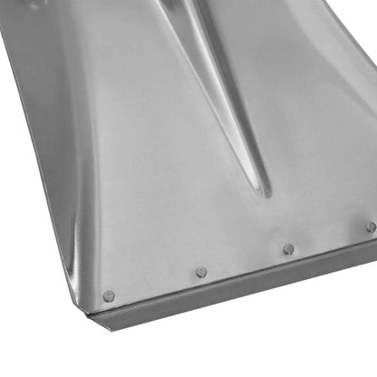 vidaXL Shovel Head 4 pcs Silver 45 x 38 cm Aluminum